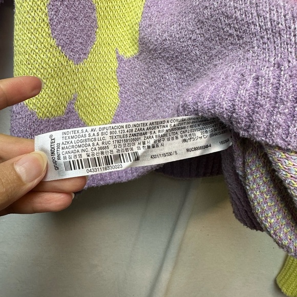 Zara Crewneck Croptop sz S - Picture 5 of 5